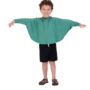Hazel + Harper Kids' UV Sun Shield Hooded Green Dinosaur One Size Boys 4T
